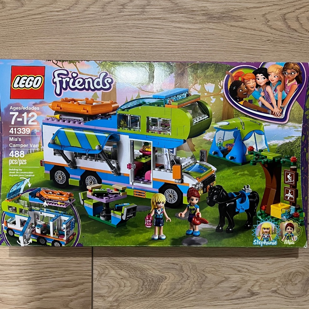 Lego Friends Mia's Camper Van - 41339 (Retired Product) - NWT